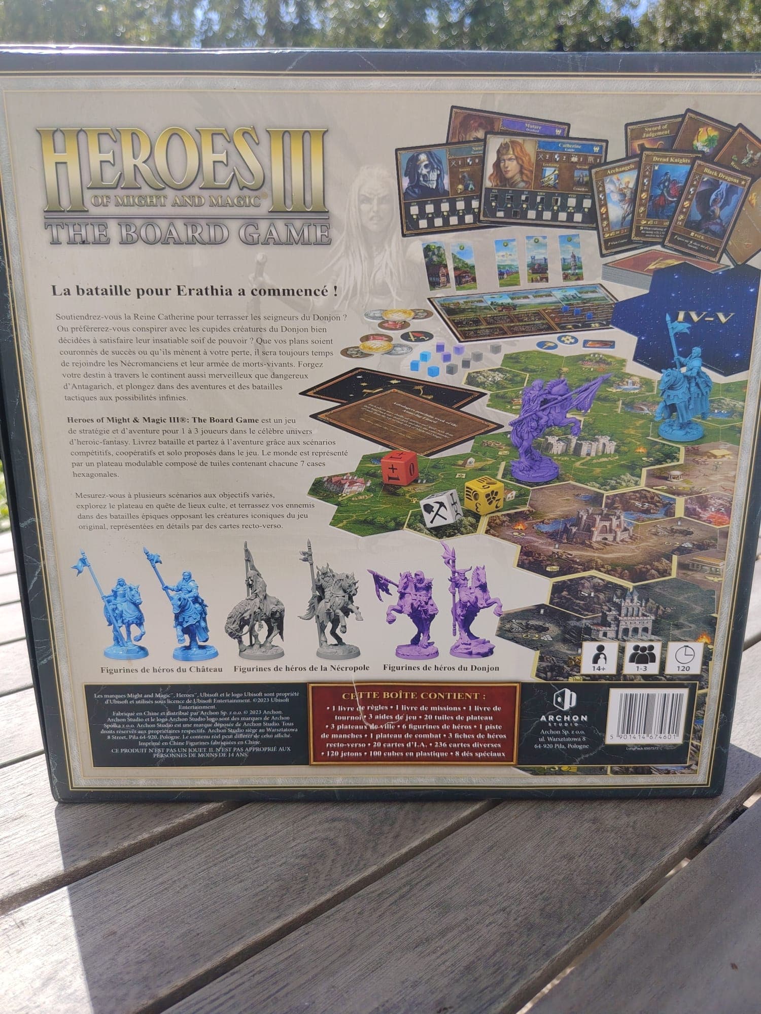 Heroes of Might & Magic III The Board Game - FRENCH VERSION!!!